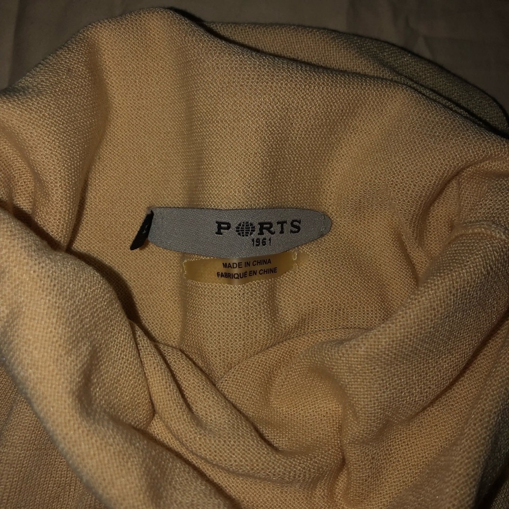 Portia long sleeve yellow shirt